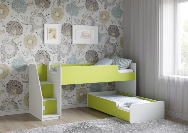 Детская выкатная кровать Легенда К402.41 в Ачинске